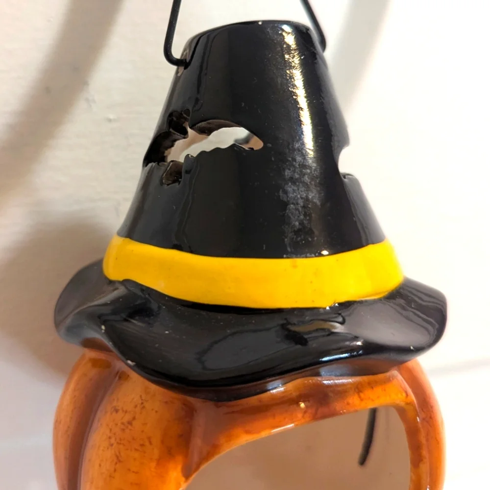 Halloween Pumpkin Candle Holder